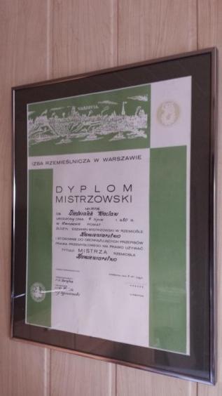 dyplom mistrzowski